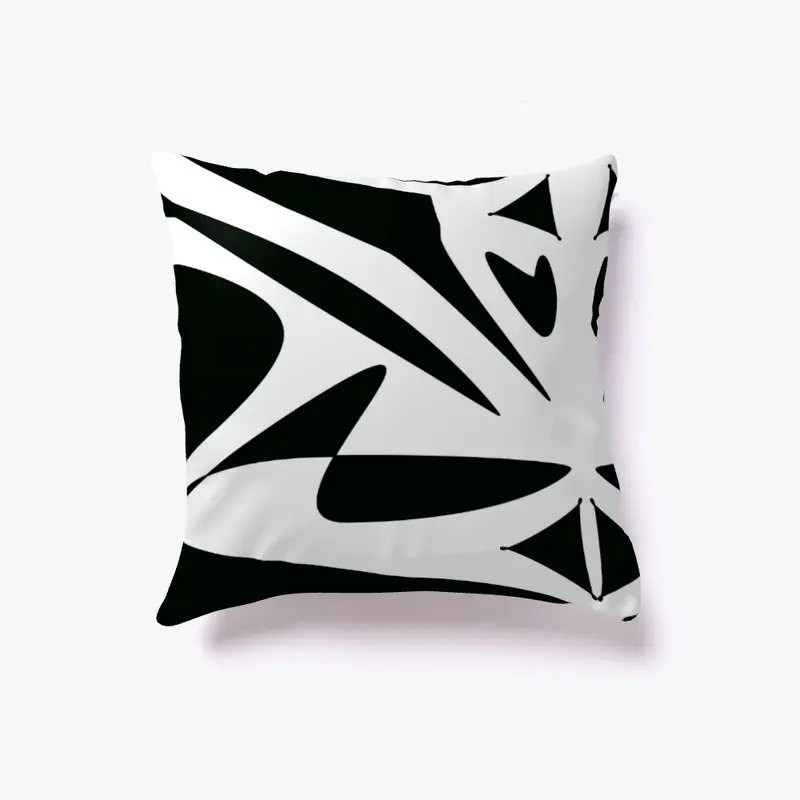 abstract black and white pattern