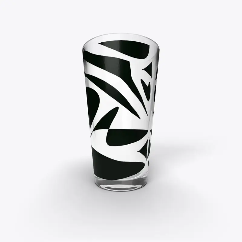 abstract black and white pattern