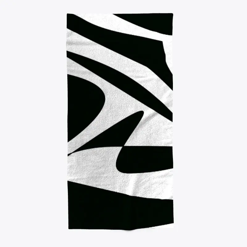 abstract black and white pattern